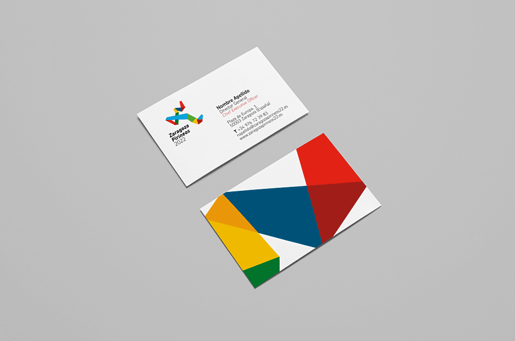 Tarjetas de visita Zaragoza-Pirineos 2022