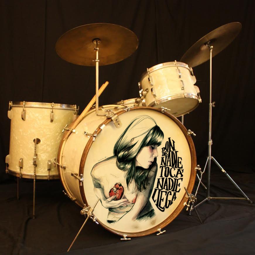 Batería ilustrada por Paula Bonet para Nacho García