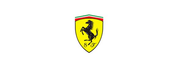 En el logotipo de Ferrari el caballo se incluyó en el logotipo como amuleto de buena suerte.