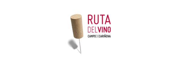 Logotipo de la Ruta del Vino Campo de Cariñena diseñado por Estudio Mique