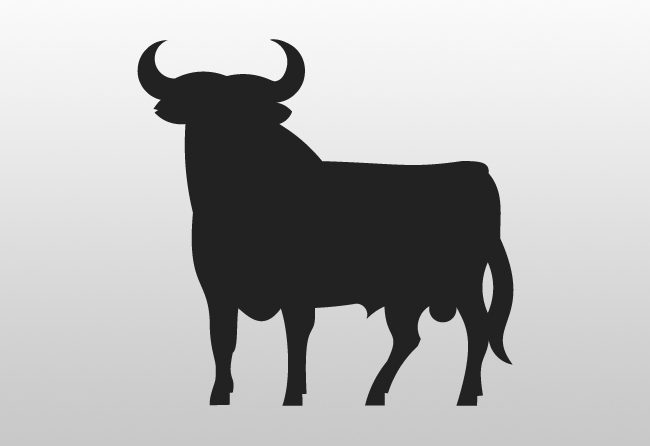 La silueta del toro de Osborne es una de las figuras más emblemáticas de la publicidad en España