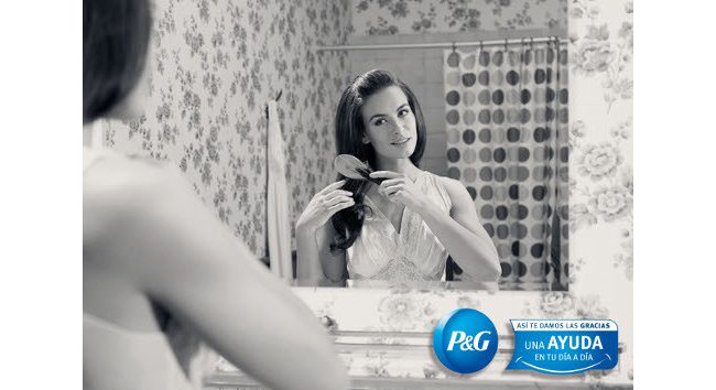 Anuncio de estilo vintage de Procter&Gamble comunicada en televisión