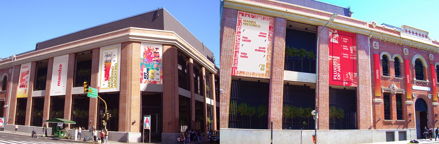 diseno-grafico-senaletica-museo-arte-moderno-buenos-aires-03 Fotografías de "Museo de Arte Moderno de Buenos Aires" del proyecto de Martin Pignataro y ROCKENBAK relacionada con la señalética de este edificio.