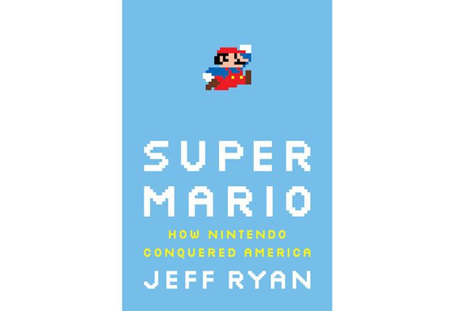 Portada del libro Super Mario del autor Jeff Ryan y diseñada por Dan Donohue