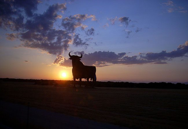 "The bull at sunset" por Cruccone licenciado bajo CC BY 2.0