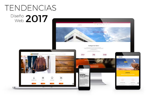 Tendencias diseño web 2017