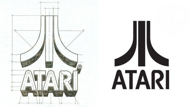 El logotipo de Atari fué diseñado por George Opperman, y apenas ha variado a lo largo de su historia.