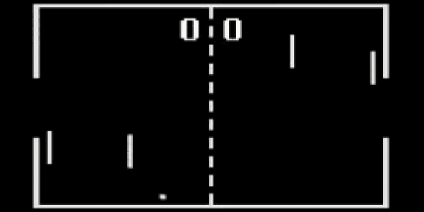 Evolución de logotipos en videojuegos - Pong de Nolan Bushnell fué el primer videojuego de la historia.