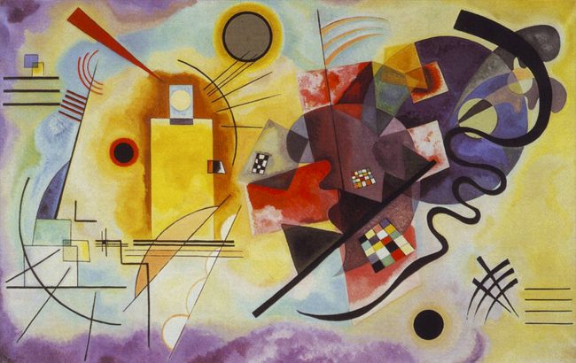 Sinestesia y diseño gráfico: El pintor ruso Wassily Kandinsky fue precursor del expresionismo abstracto y defensor de la sinestesia como un componente esencial del arte.